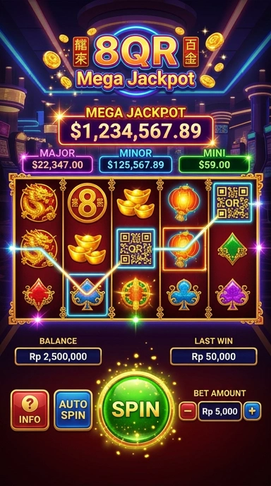 Cuplikan layar menu unduhan 8qr untuk perangkat Android